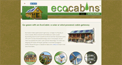 Desktop Screenshot of ecocabins.biz