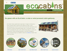 Tablet Screenshot of ecocabins.biz